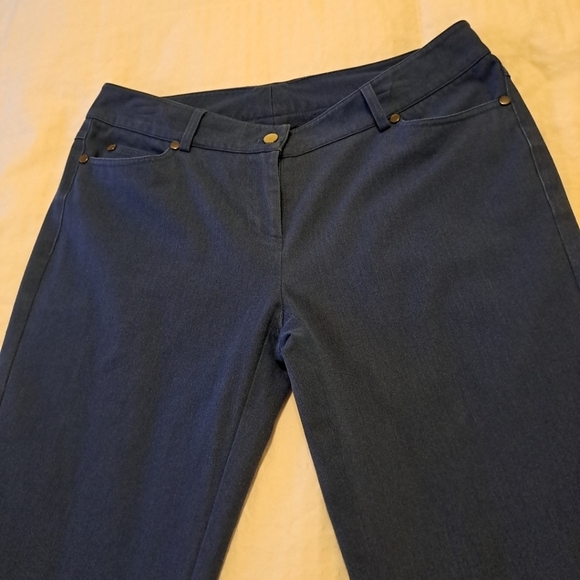 J. McLaughlin Pants Size 10 Blue No Size And Brand Tag Excellent Condition - Picture 14 of 15